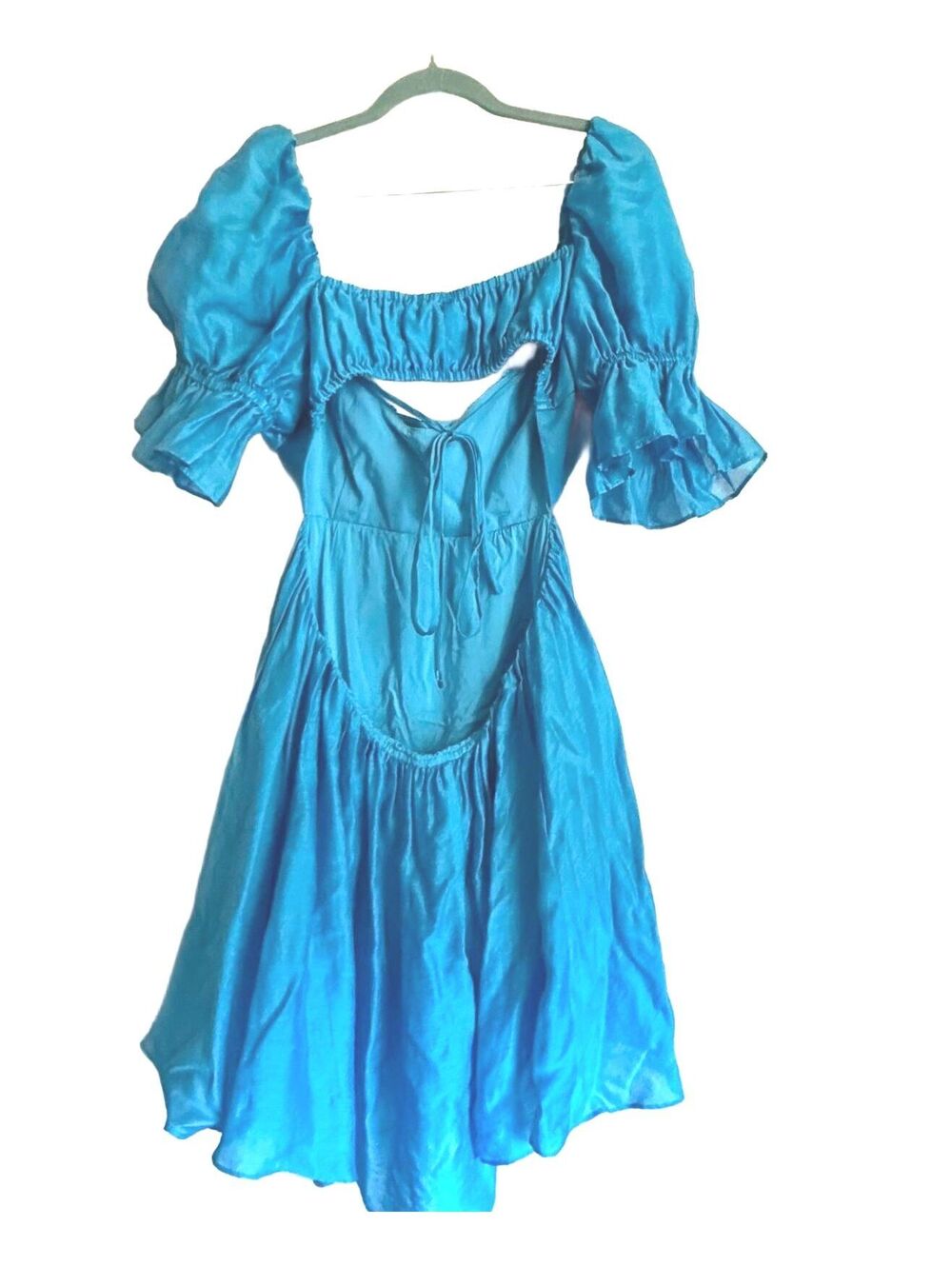 Ever New Vivid Cornflower Blue Cutout Mini Dress Size 8